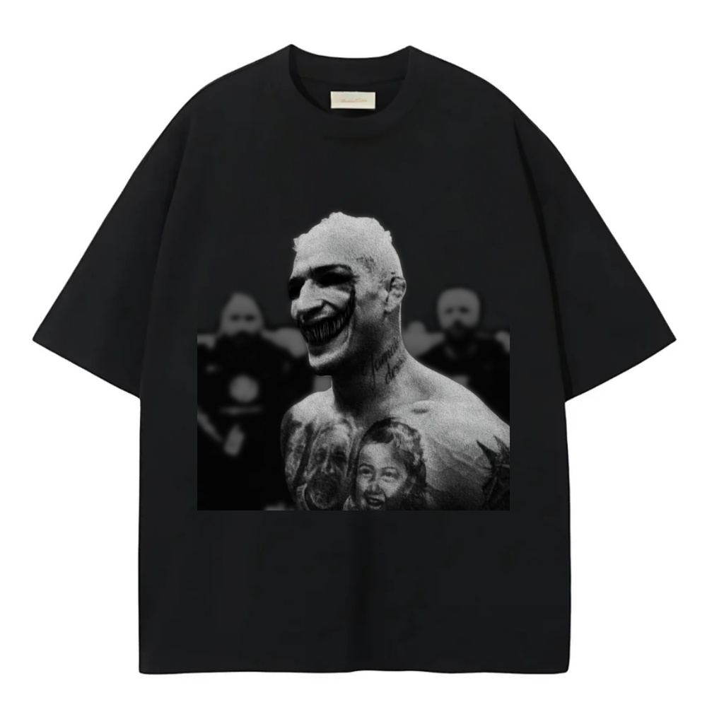 CHARLES OLIVEIRA SCARY OVERSIZE TEE