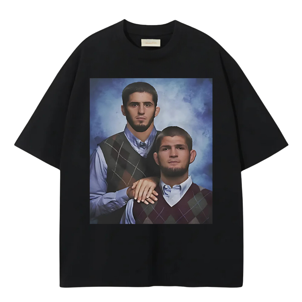 FUNNY KHABIB X ISLAM MAKHACHEV OVERSIZE TEE