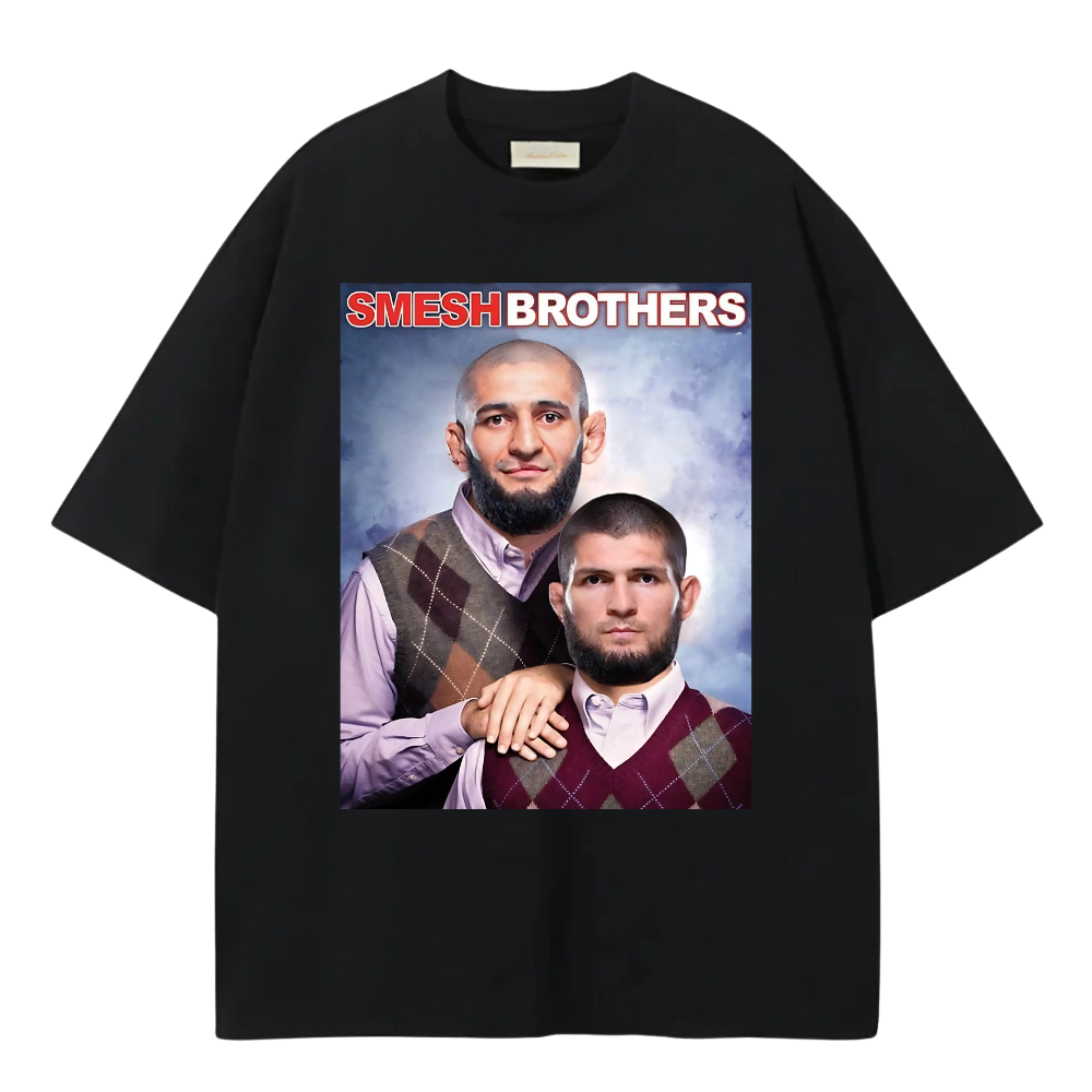 FUNNY KHAMZAT CHIMAEV X KHABIB OVERSIZE TEE